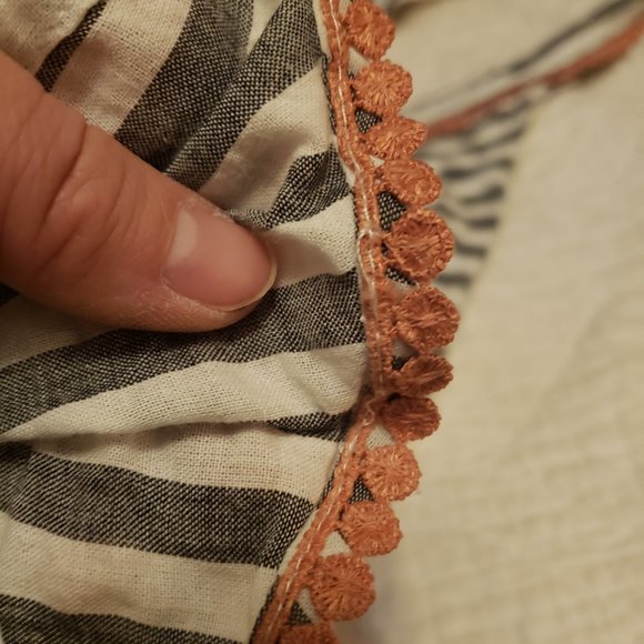 Umgee Gray Stripe Halter Dress - Picture 3 of 5